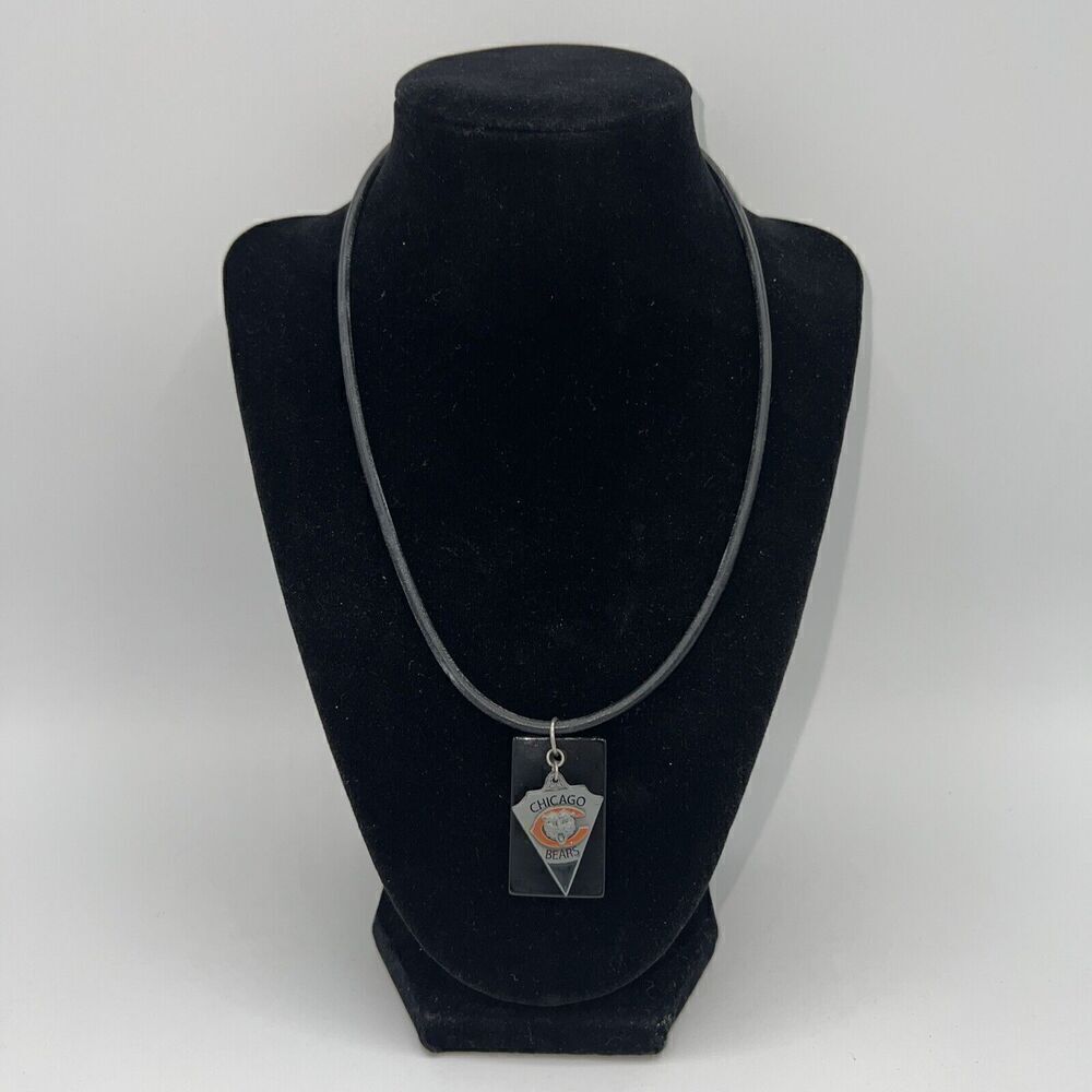 Siskiyou CHICAGO BEARS leather Necklace Unisex charm pendant NFL